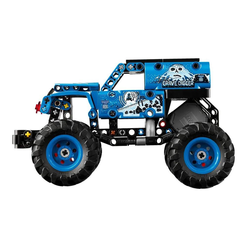 Lego Technic, Monster Jam Grave Digger Fuoco e Ghiaccio Pull-Back