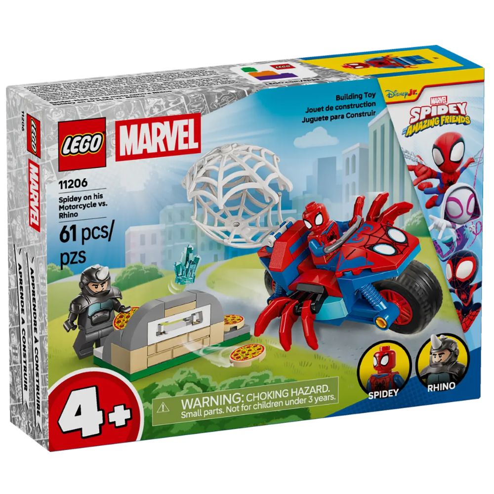 Lego Marvel, Spidey Sulla Moto Contro Rhino