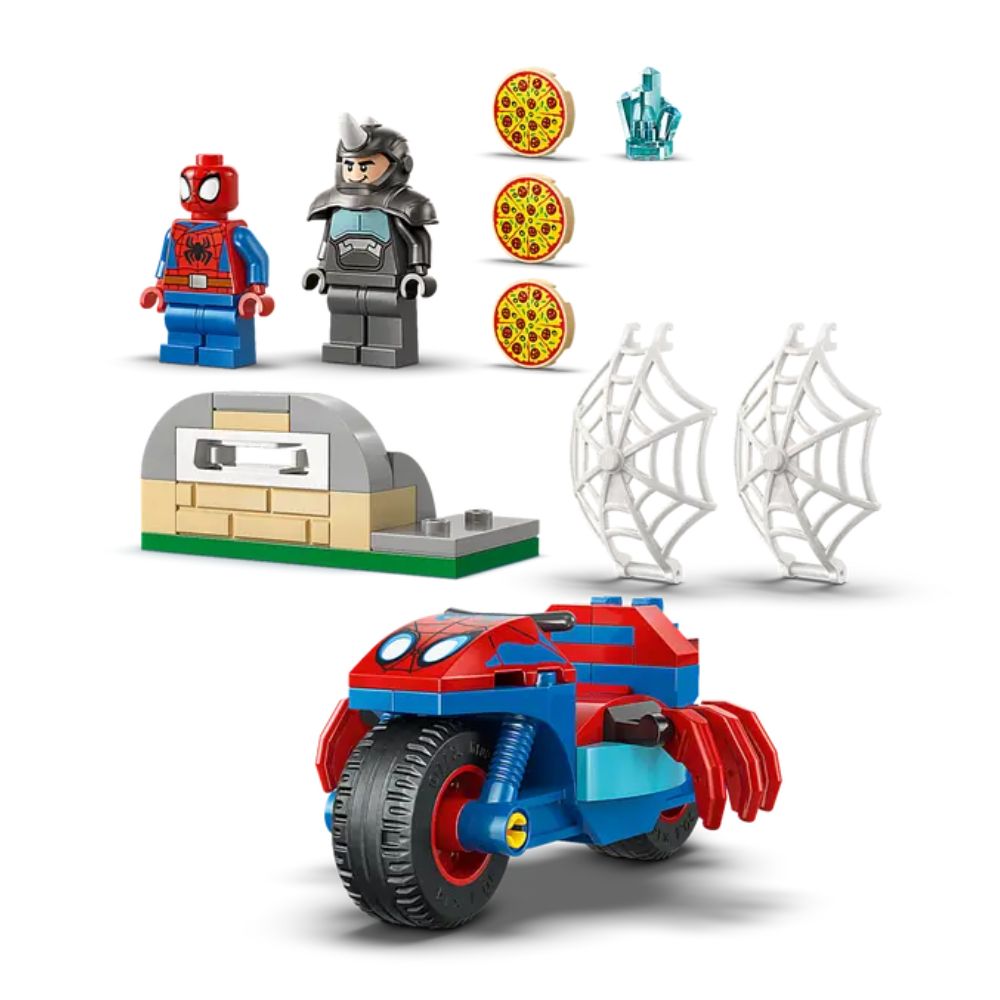 Lego Marvel, Spidey Sulla Moto Contro Rhino
