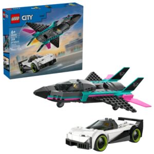 Lego City Great Vehicles, Jet Contro Auto Sportiva