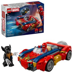 Lego Super Heroes Marvel, Auto Di Spider-Man Vs. Venomized Wolverine