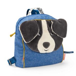 Moulin Roty, Zaino Cane Blu Puce & Pilou
