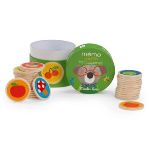 Moulin Roty, Gioco Di Memoria In Legno, Giardino