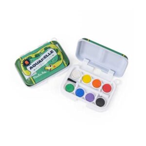 Moulin Roty Mini Scatoletta Acquerello Verde + Pennellino