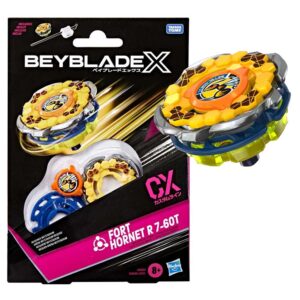 Hasbro Beyblade X, Trottola Con Lanciatore, CX Fort Hornet R 7-60T