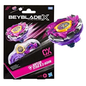 Hasbro Beyblade X, Trottola Con Lanciatore, CX Antler Stag B 2-60HN
