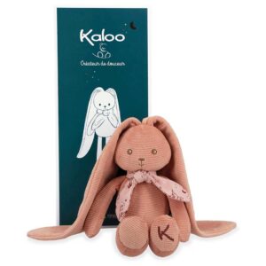 Kaloo Lapinoo, Coniglio Di Peluche Pelo Raso Cm 35, Colore Terracotta