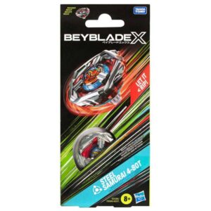 Hasbro Beyblade X, Solo Trottola, Stell Samurai 4-80T