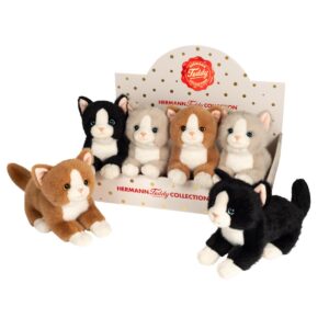Hermann Teddy, Peluche Gattino 3 Colori Assortiti 20 cm - Da 0 Mesi