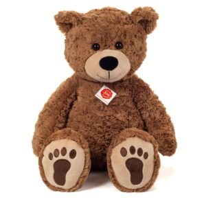 Hermann Teddy, Peluche Orsetto Marrone con Cuscinetti 55 cm - Da 0 Mesi