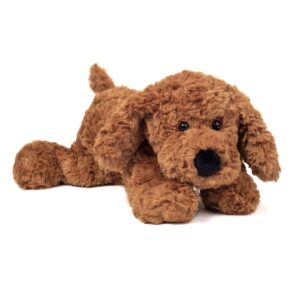 Hermann Teddy, Peluche Cane Morbido (Floppy) Marrone 28 cm - Da 0 Mesi