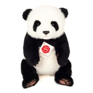 Hermann Teddy, Peluche Panda Seduto 28 cm - Da 18 Mesi