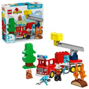Lego Duplo, Autopompa Con Manichetta e Pompiere