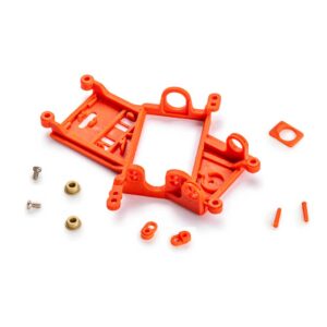 Slot.it, Supporto Motore Red Hard Anglewinder 1,25mm offset (EVO 6) Bearing Version