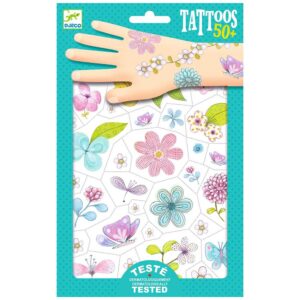 Djeco Tatuaggi per bambini Tattoos Flowers Of The Field