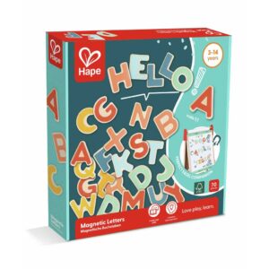 Hape Lettere magnetiche In Legno 70 Pezzi