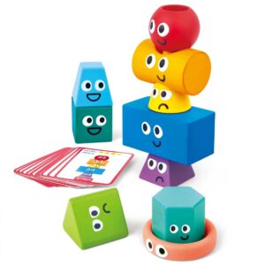 Hape Blocchi Impilabili Montessori Set di Costruzioni e Sfide Logiche