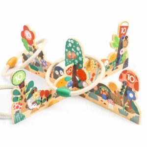 Djeco Gardino, Gioco di Lancio degli Anelli in Legno