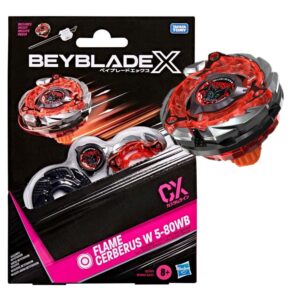 Hasbro Beyblade X, Trottola Con Lanciatore, CX Flame Cerberus W 5-80WB