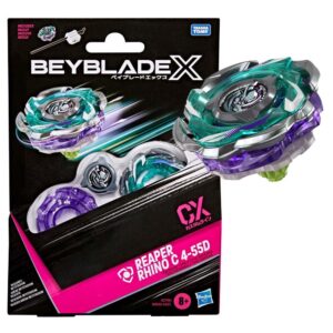 Hasbro Beyblade X, Trottola Con Lanciatore, CX Reaper Rhino C 4-55D