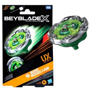 Hasbro Beyblade X, Trottola Con Lanciatore, UX Wand Wizard 1-60R
