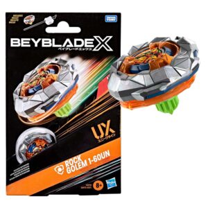Hasbro Beyblade X, Trottola Con Lanciatore, UX Rock Golem 1-60UN