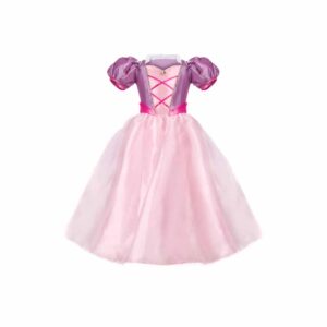 Great Pretenders Abito Da Principessa Raperonzolo Estivo, Taglia Elasticizzata 3-4 Anni