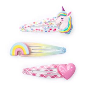 Great Pretenders Mollette Per Capelli, Unicorn Cutie Hairclip, 3 Pezzi