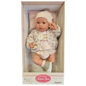 Antonio Juan Bambolotto Cm 42, Corpo Soffice, Neonato Erika Bomber