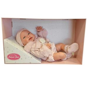 Antonio Juan Bambolotto Cm 42, Corpo Con Imbottitura Speciale, Neonata Pipa