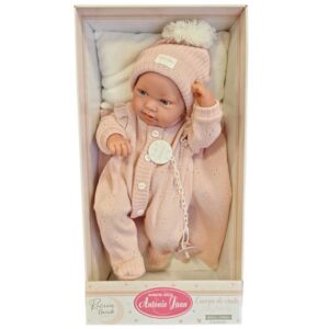 Antonio Juan, Bambola 42 Cm Neonata, Pipa, Corpo Vinile Sessuata