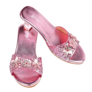 Souza Ciabatte Mariona Con Tacco, Rosa Metallizzato, Tg 24/25 (1 Paio)