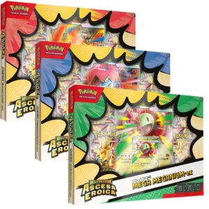 Pokemon M2.5 Collezione Mega Emboar-EX - Mega Feraligatr-EX - Mega Meganium-EX