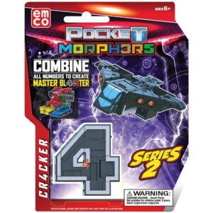 Grandi Giochi Megabot Serie 2, Numeri Robot Transformer Da 0 a 9, Cracker N.4