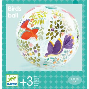 Djeco Palla Gonfiabile Diametro 35 cm, Birds Ball