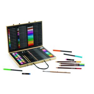 Djeco Set Valigetta Dell'Artista Completa di Colori