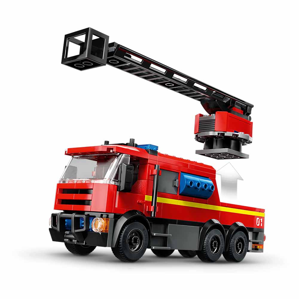 Lego, City Fire, Caserma Dei Pompieri E Autopompa