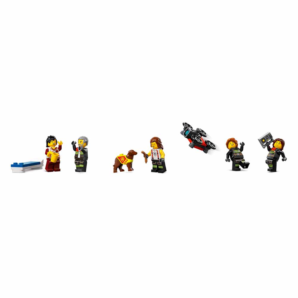 Lego, City Fire, Caserma Dei Pompieri E Autopompa