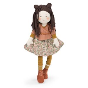 Moulin Roty Bambola Di Cotone 45 Cm, Marjolaine Les Rosalies