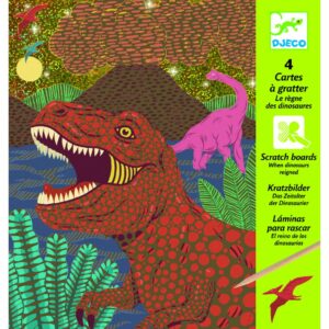 Djeco Scratch Cards When Dinosaurs Reigned