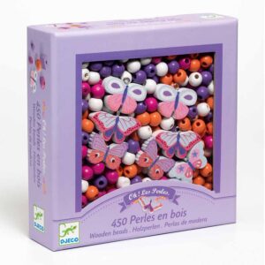 Djeco Set Perline Per Creare Gioielli, Buterflies
