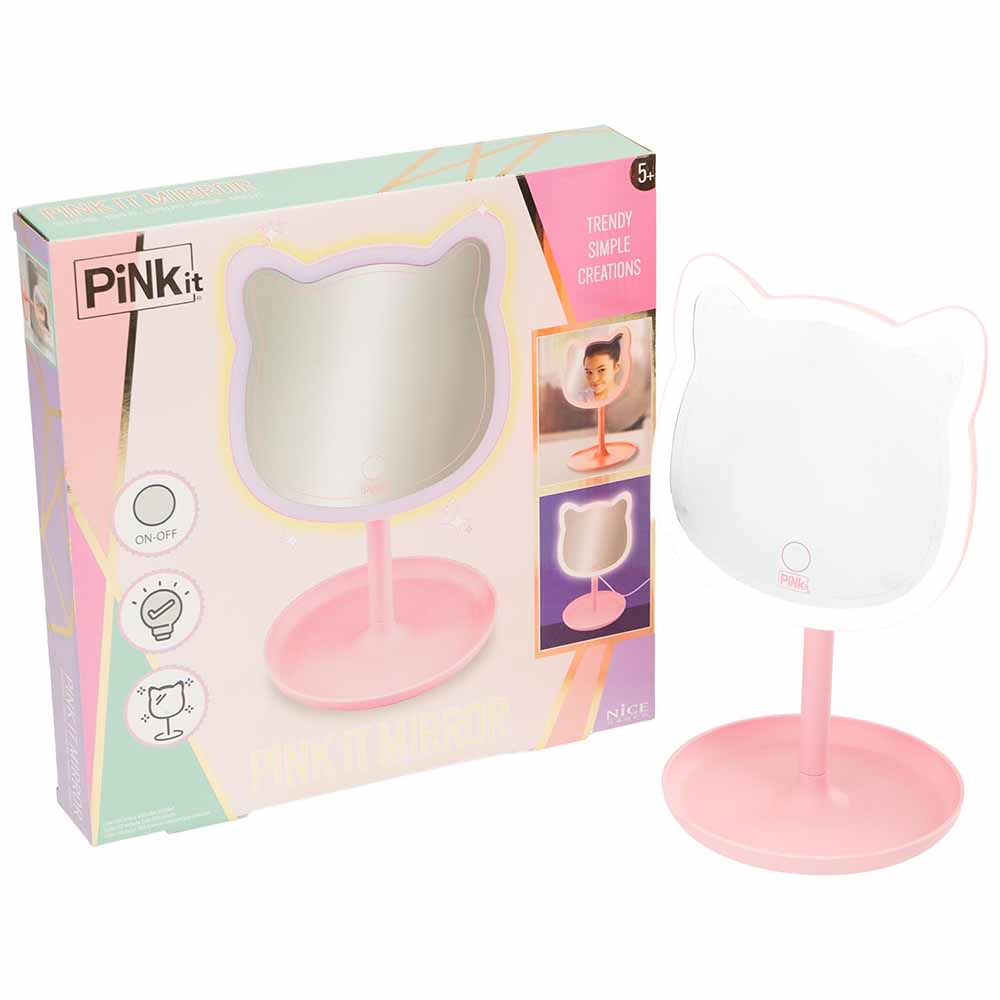 Nice Pink it, Specchio Per Makeup Con Cornice Led