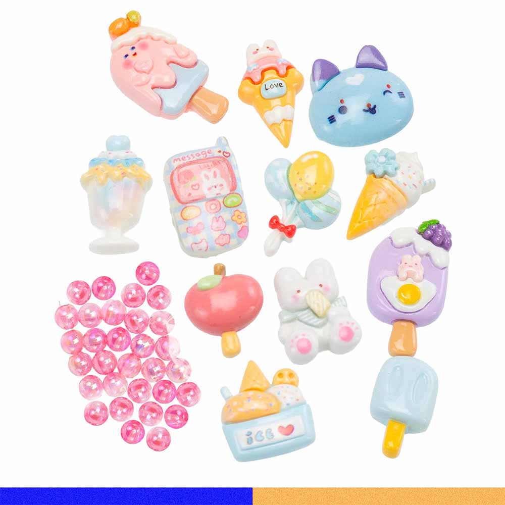 Nice Momomi Decoden Shiny Glitter, Kit di Resine Da Decorare