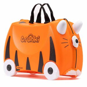 Trunki Valigia Cavalcabile Con Ruote, Tiger Arancio