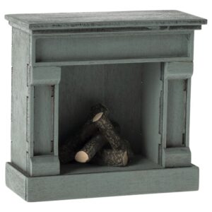 Maileg, Caminetto, Topo - Blu