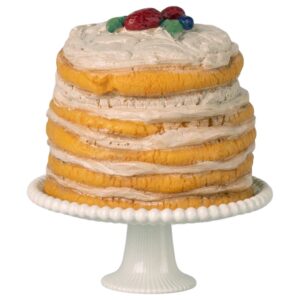 Maileg, Torta Per Feste E Alzata, Topo -Panna