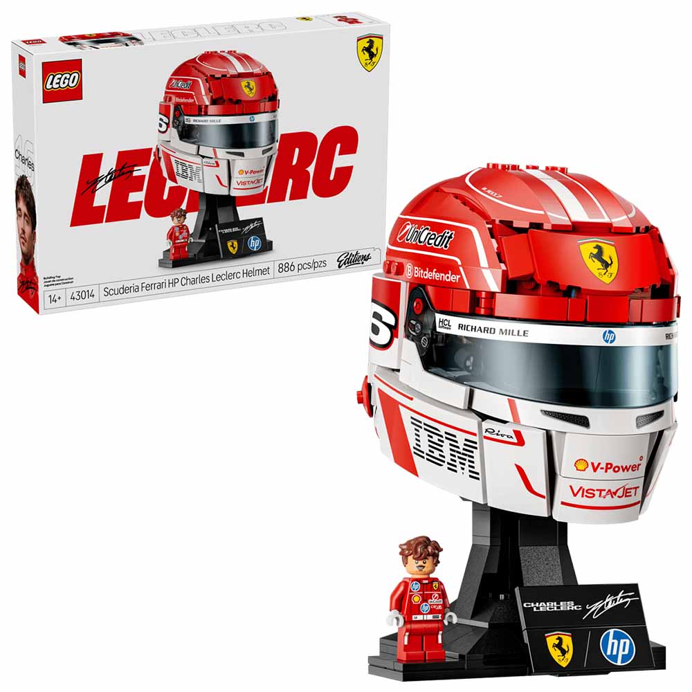 Lego Editions, Casco di Charles Leclerc Scuderia Ferrari HP