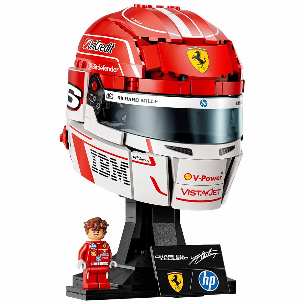Lego Editions, Casco di Charles Leclerc Scuderia Ferrari HP