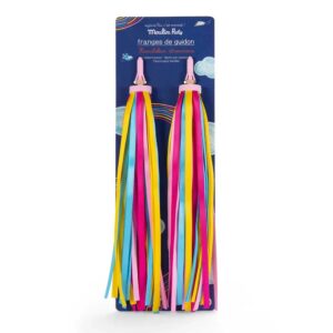 Moulin Roty Frange Nastri Arcobaleno Per Manubrio Monopattino Biciclette
