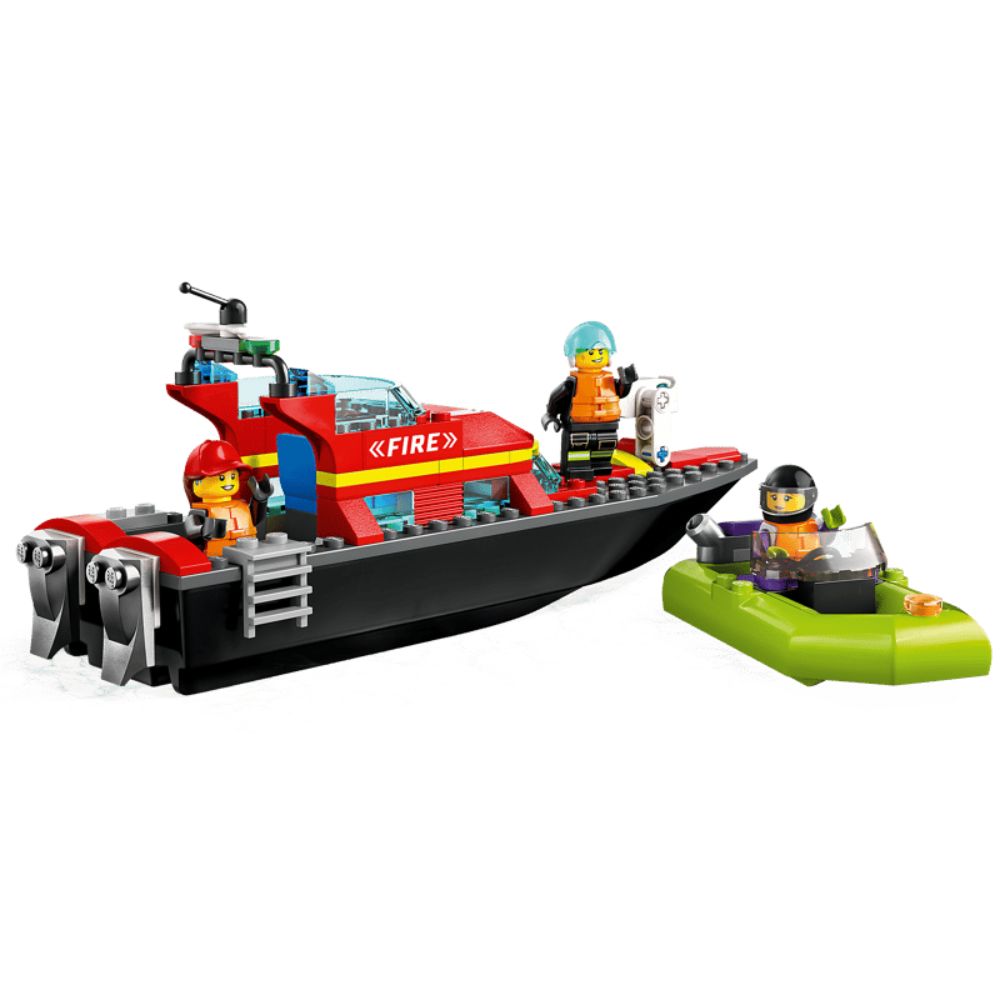 Lego, City Fire, Barca Di Soccorso Antincendio